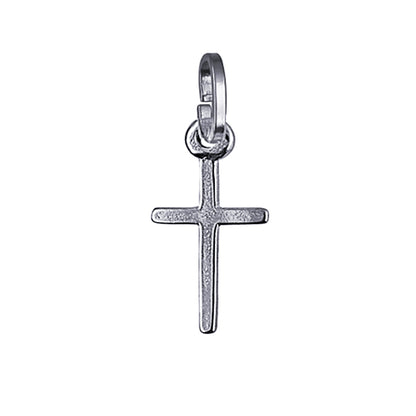 Flat Plain Cross 13mm x 8mm