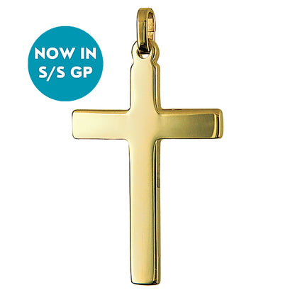 Flat Plain Cross 35mm x 23mm
