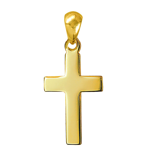 Flat Plain Cross 18mm x 11mm