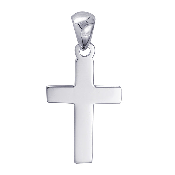 Flat Plain Cross 18mm x 11mm
