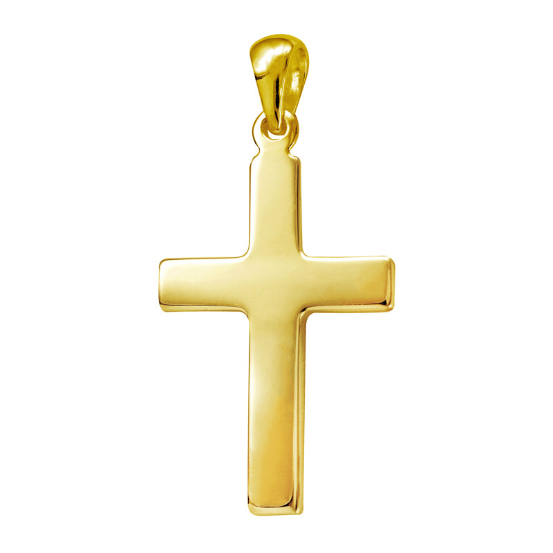 Flat Plain Cross 24mm x 14mm