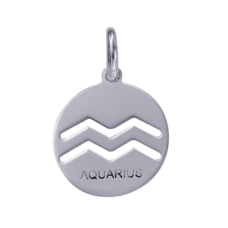 Aquarius Zodiac Charm 15mm