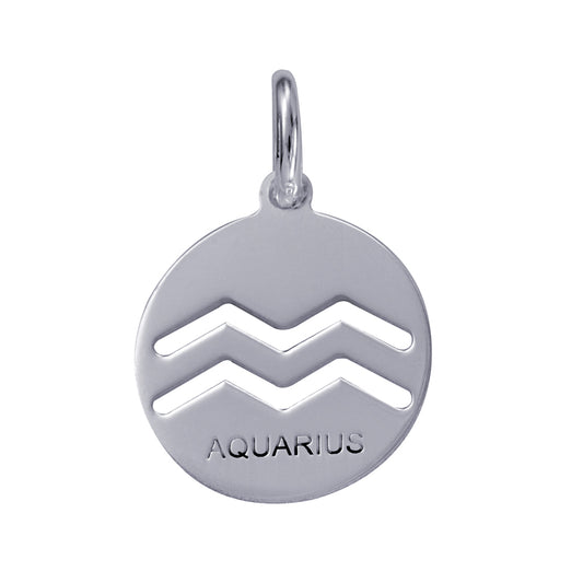 Aquarius Zodiac Charm 15mm