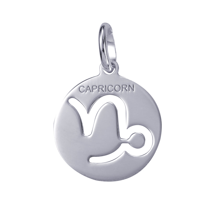 Capricorn Zodiac Charm 15mm