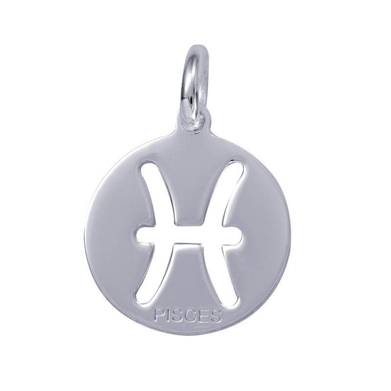 Pisces Zodiac Charm 15mm