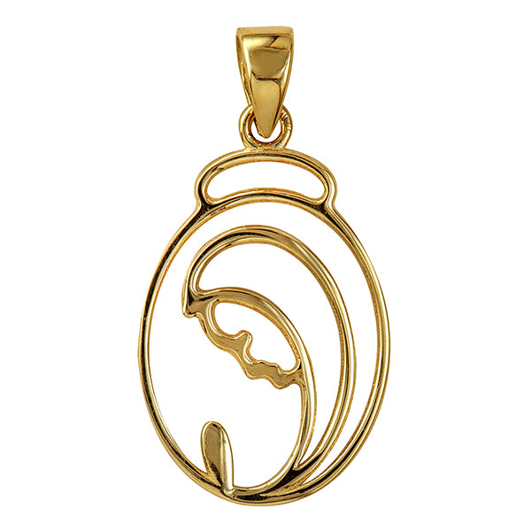 Madonna Charm 13mm x 20mm