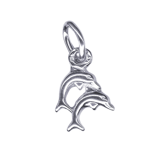 Two Dolphins Charm