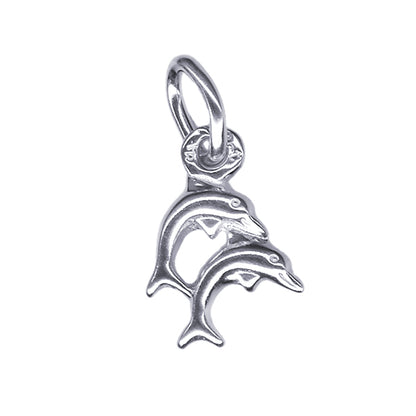 Two Dolphins Charm