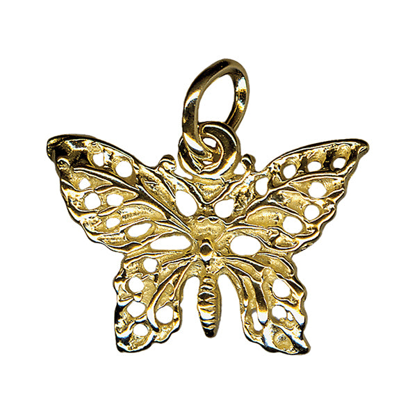 Butterfly Charm 12mm x 18mm
