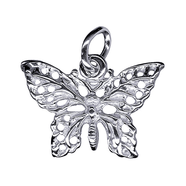 Butterfly Charm 12mm x 18mm