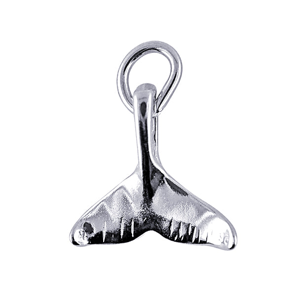 Whale Tail Charm 12mm x 8mm