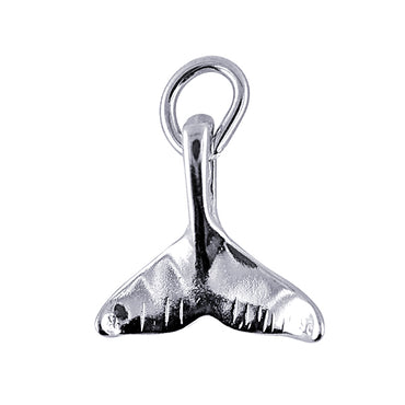 Whale Tail Charm 12mm x 8mm