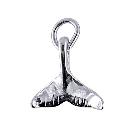 Whale Tail Charm 12mm x 8mm
