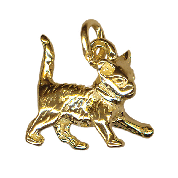 Cat Charm 12mm x 13mm