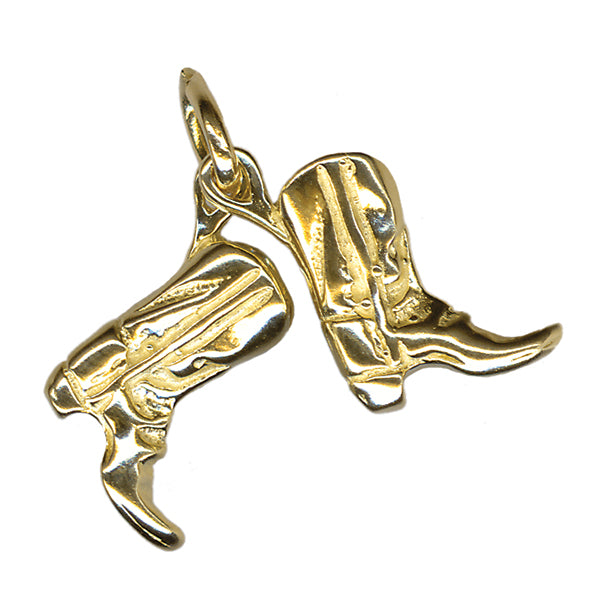 Pair Cowboy Boots Charm