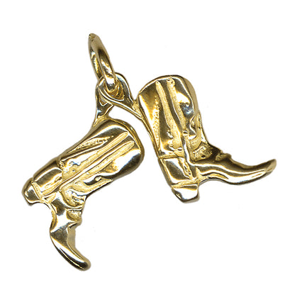 Pair Cowboy Boots Charm