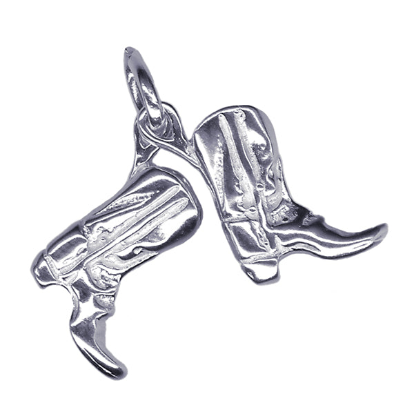 Pair Cowboy Boots Charm