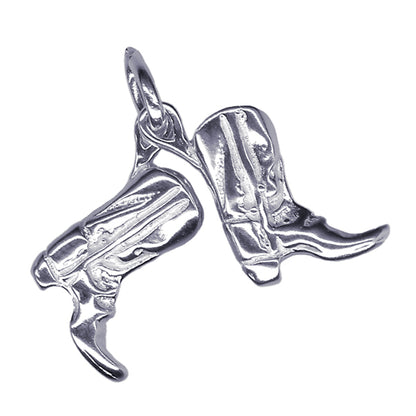 Pair Cowboy Boots Charm