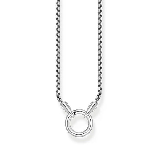 THOMAS SABO Fine Venetian chain in blackened 925 silver