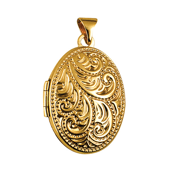 Oval Locket 21x15mm L229