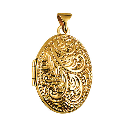 Oval Locket 21x15mm L229