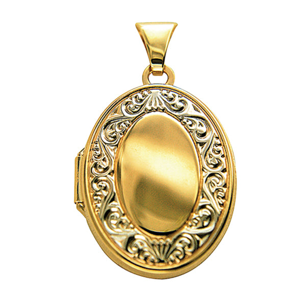 Oval Locket 21x15mm L232