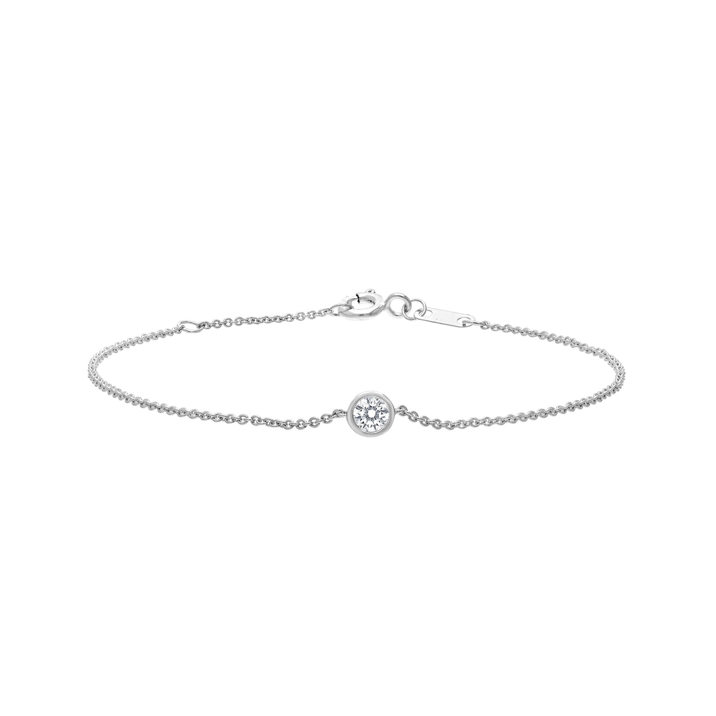 0.15ct Lab Grown Diamond Bracelet in 9K White Gold