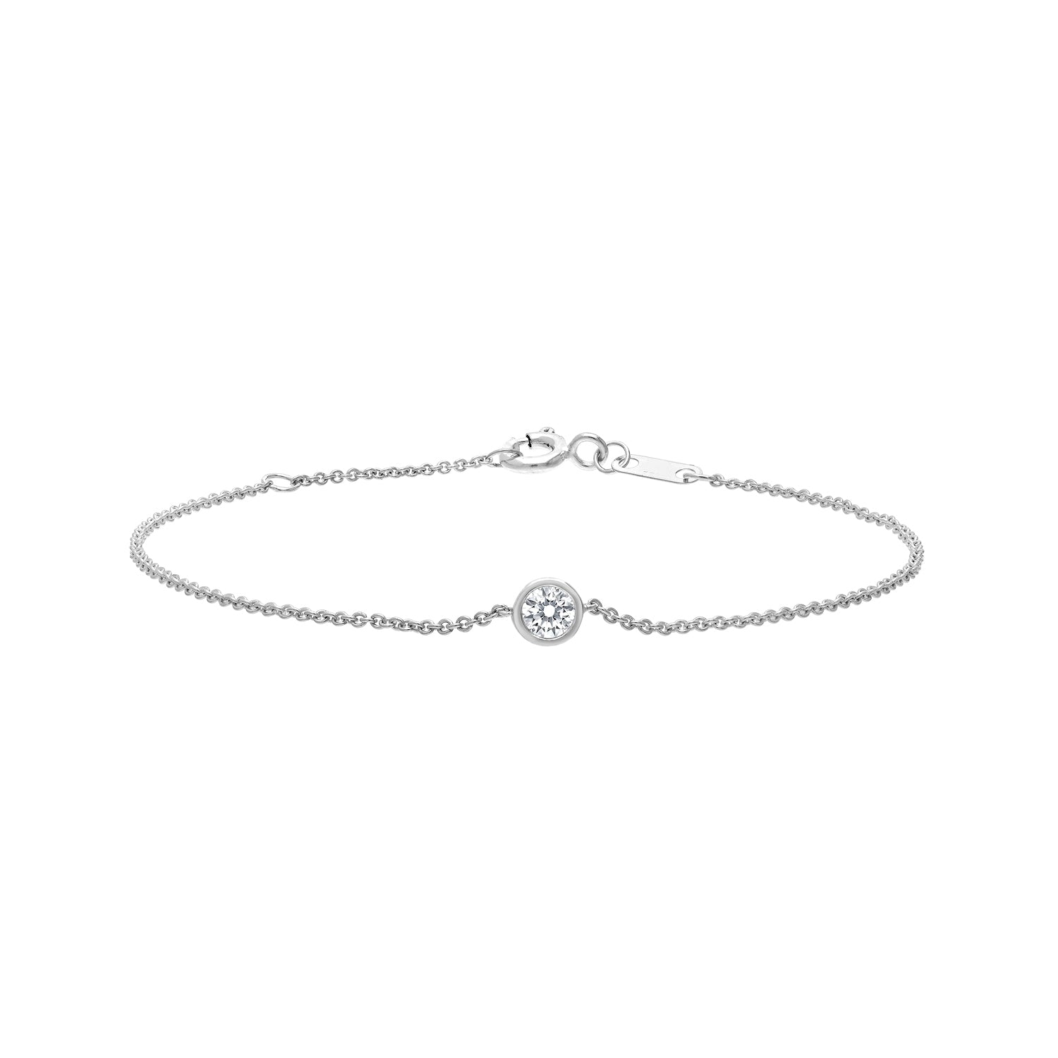 0.15ct Lab Grown Diamond Bracelet in 9K White Gold