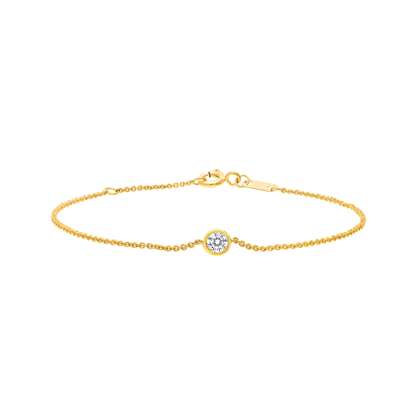 0.15ct Lab Grown Diamond Bracelet in 9K Yellow Gold