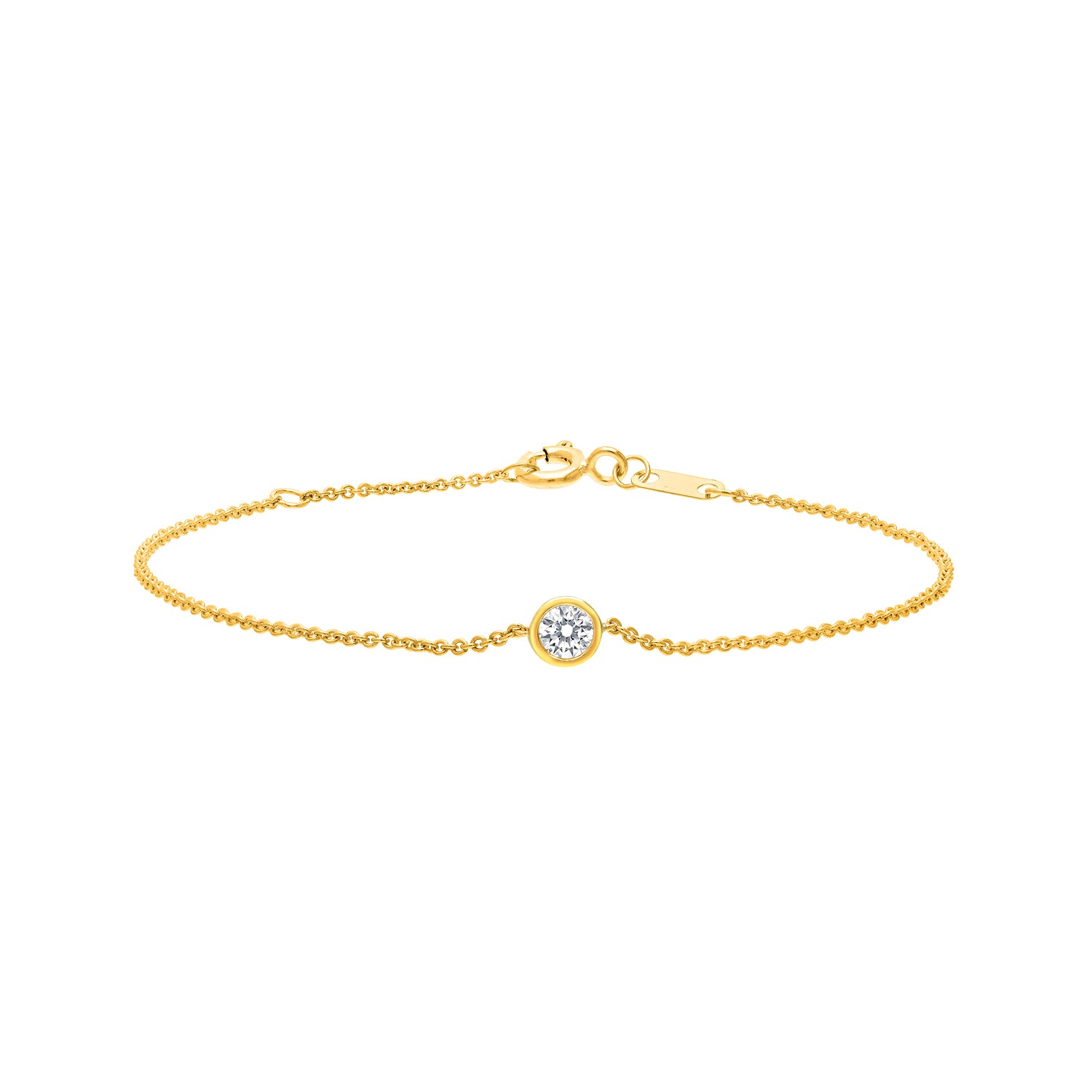 0.15ct Lab Grown Diamond Bracelet in 9K Yellow Gold