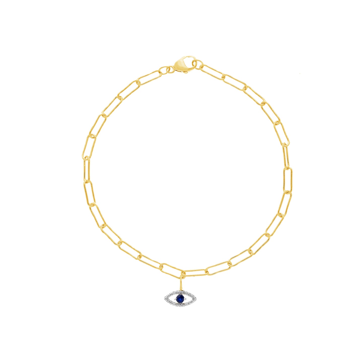 0.02ct Lab Grown Diamond Bracelet in 9K Yellow Gold