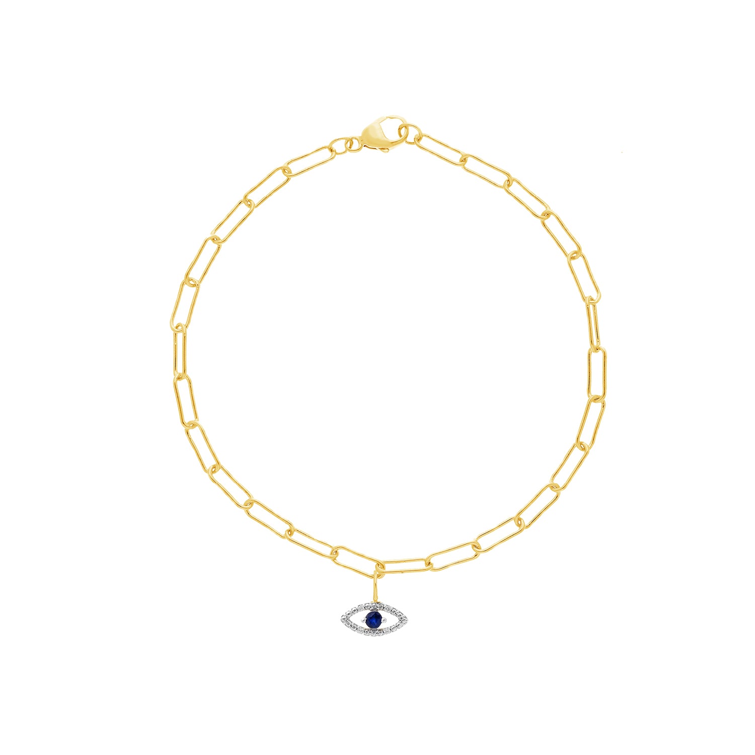 0.02ct Lab Grown Diamond Bracelet in 9K Yellow Gold