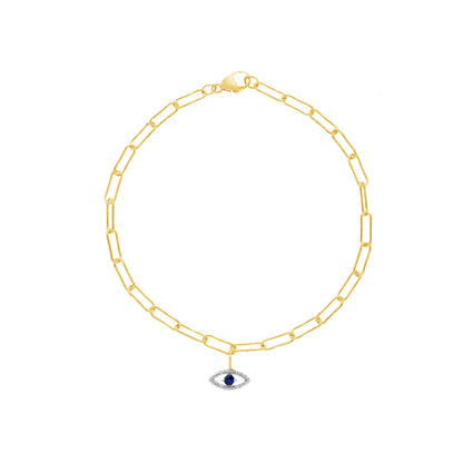 0.02ct Lab Grown Diamond Bracelet in 9K Yellow Gold