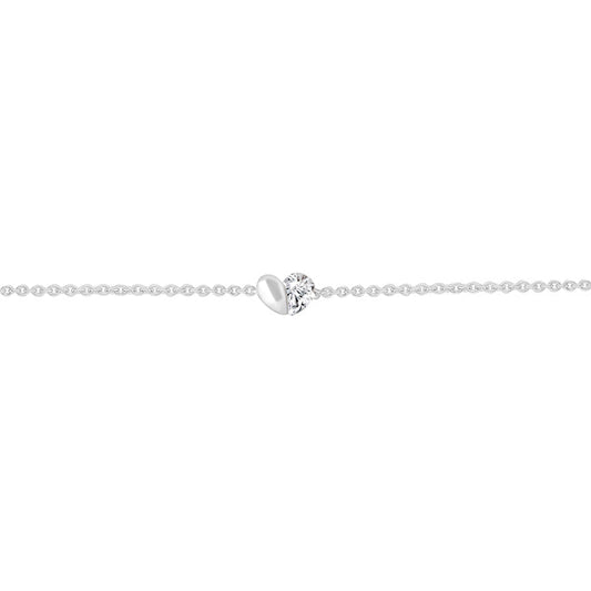 0.15ct Lab Grown Diamond Bracelet in 9K White Gold