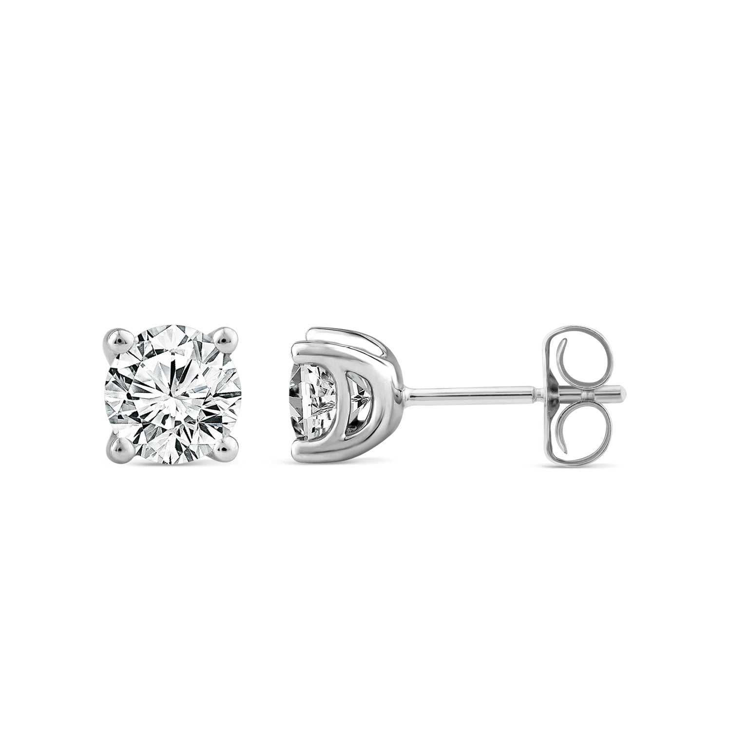 1.00ct Lab Grown Diamond Stud Earrings in 9K White Gold