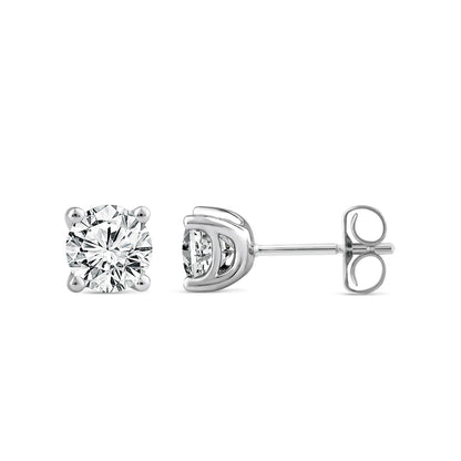 1.00ct Lab Grown Diamond Stud Earrings in 9K White Gold