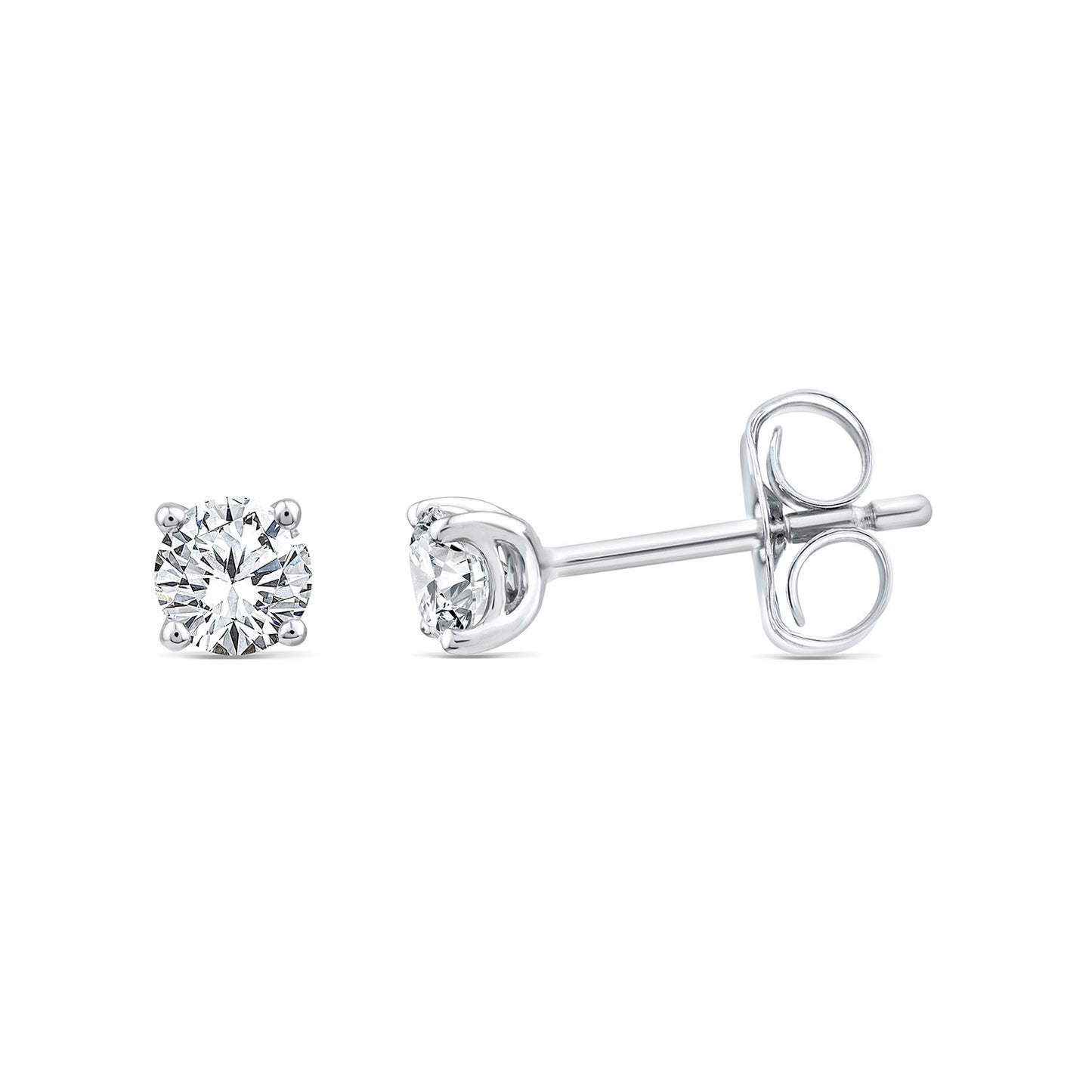 1.50ct Lab Grown Diamond Stud Earrings in 9K White Gold