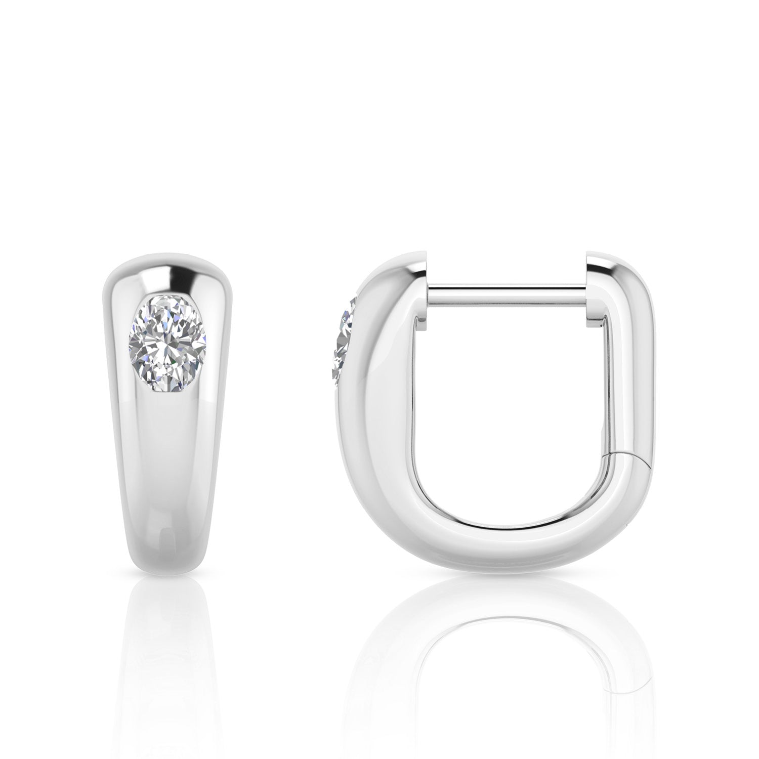 0.20ct Lab Grown Diamond Earrings in 9K White Gold