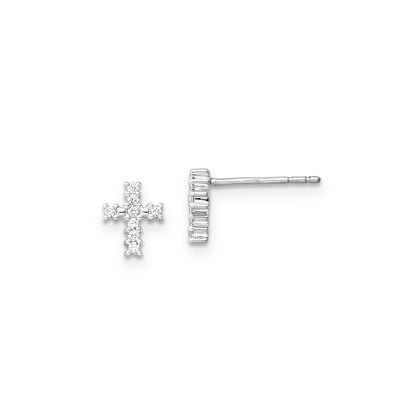 0.10ct Lab Grown Diamond Stud Earrings in 9K White Gold