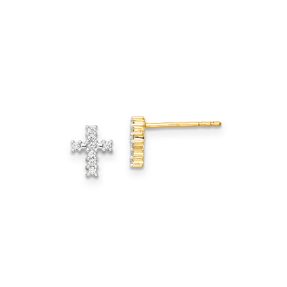 0.10ct Lab Grown Diamond Stud Earrings in 9K Yellow Gold