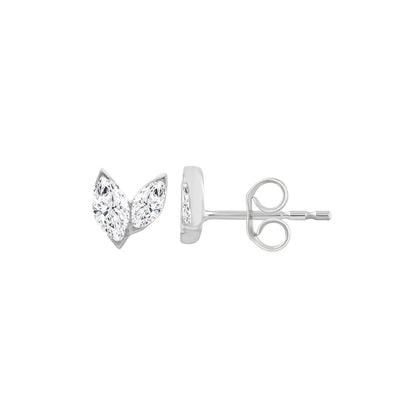 0.32ct Lab Grown Diamond Stud Earrings in 9K White Gold