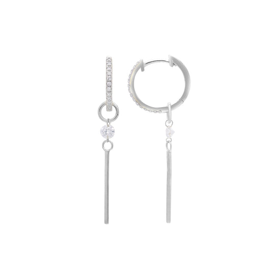 0.5ct Lab Grown Diamond Earrings in 9K White Gold