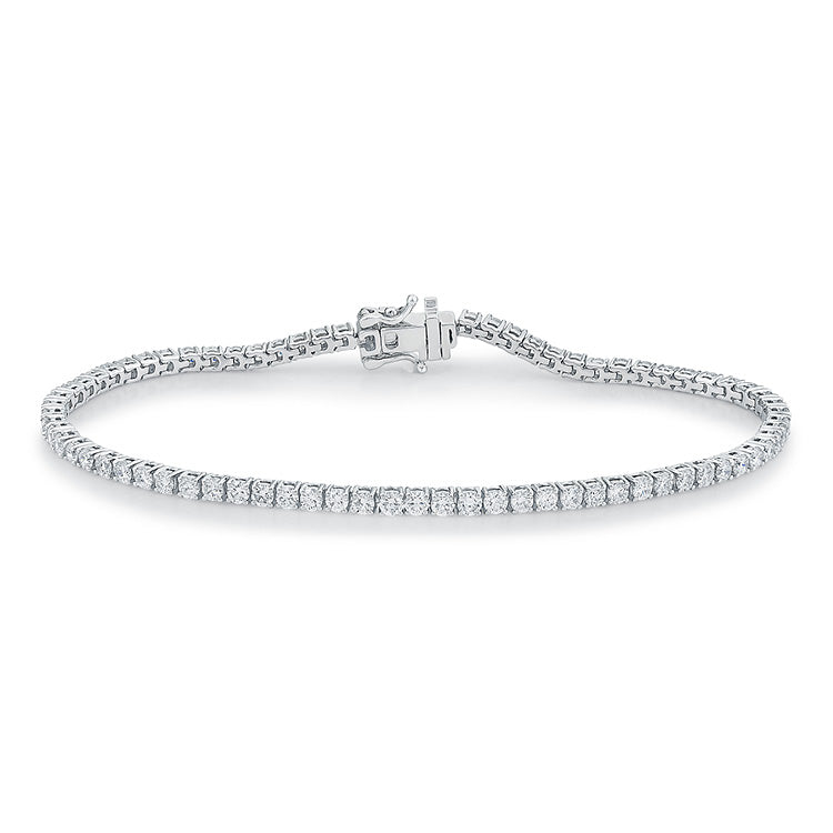3.00ct Lab Grown Diamond Bracelet in 9K White Gold