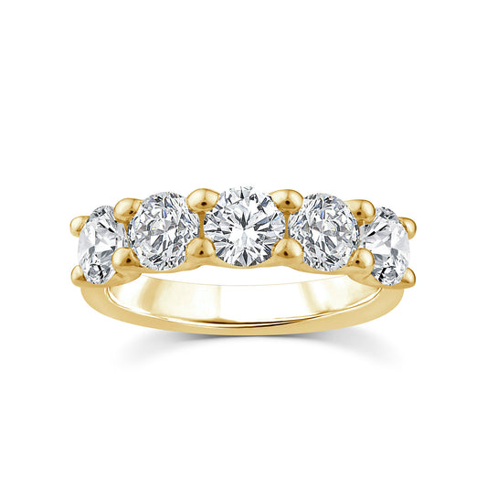 2.00ct Lab Grown Diamond Ring in 9K Yellow Gold
