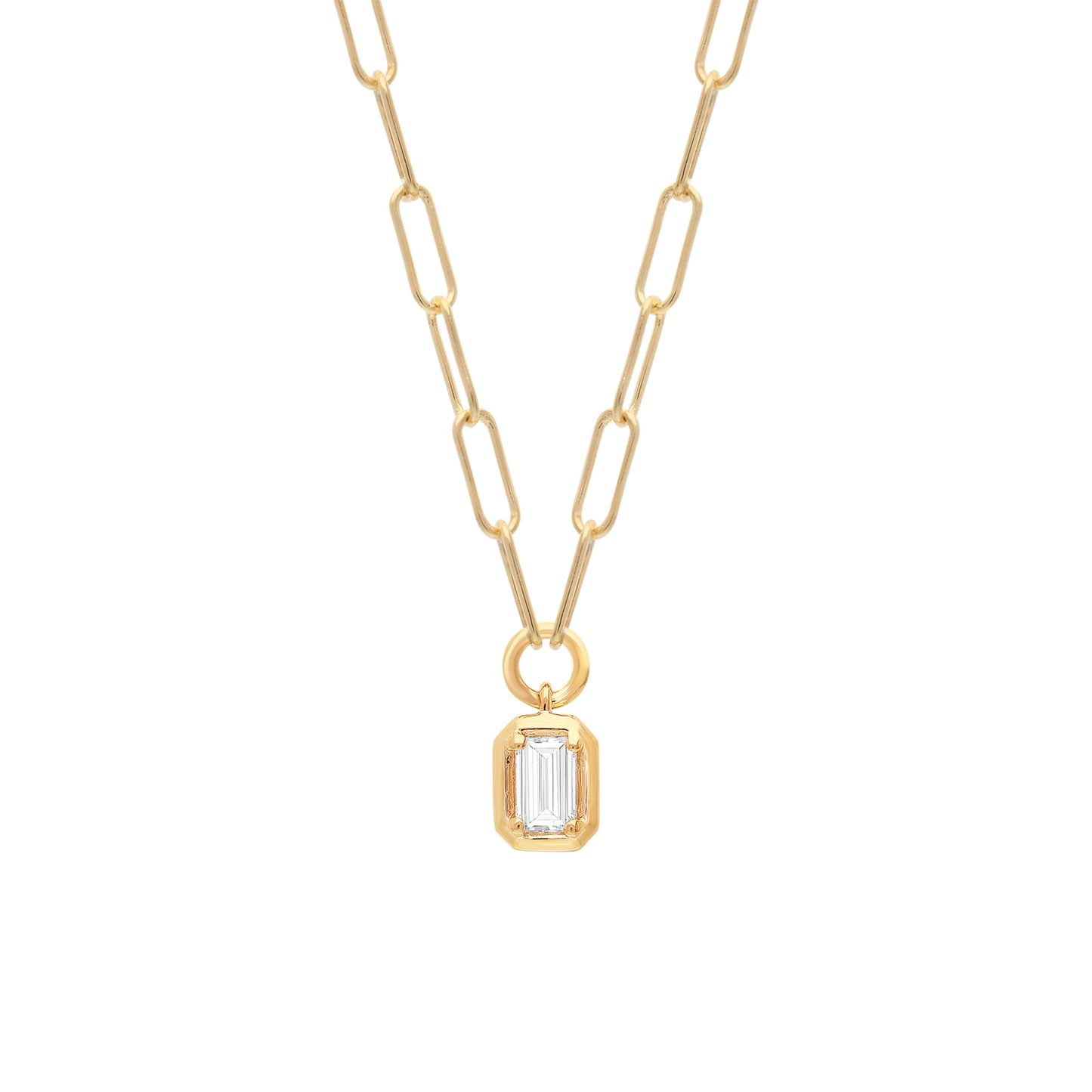 0.50ct Lab Grown Diamond Necklace in 9K Yellow Gold