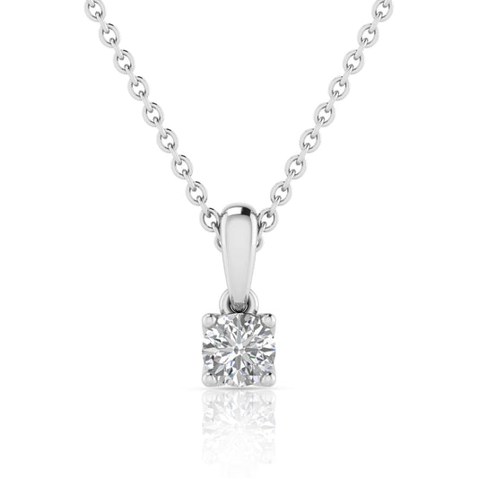 2.00ct Lab Grown Diamond Necklace in 9K White Gold
