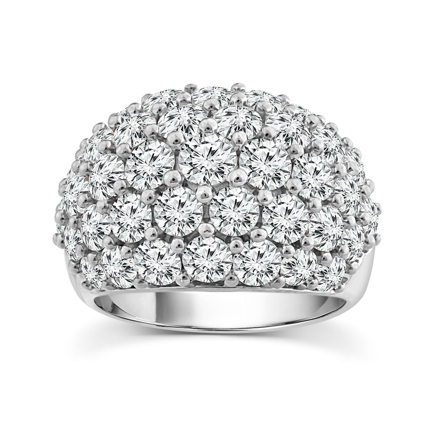 4.70ct Lab Grown Diamond Ring in 18K White Gold