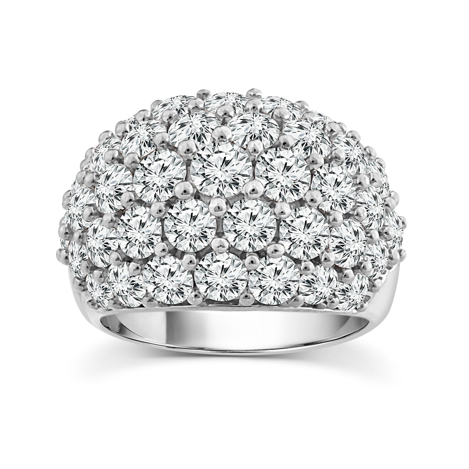 4.70ct Lab Grown Diamond Ring in 18K White Gold
