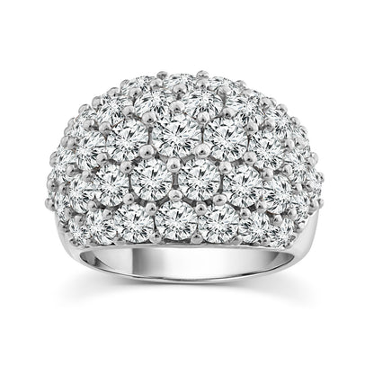 4.70ct Lab Grown Diamond Ring in 18K White Gold