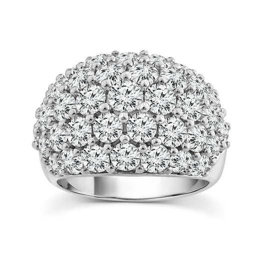 4.70ct Lab Grown Diamond Ring in 18K White Gold